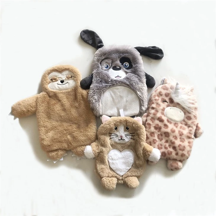 Hot Water Bottle Animal Plush Cover