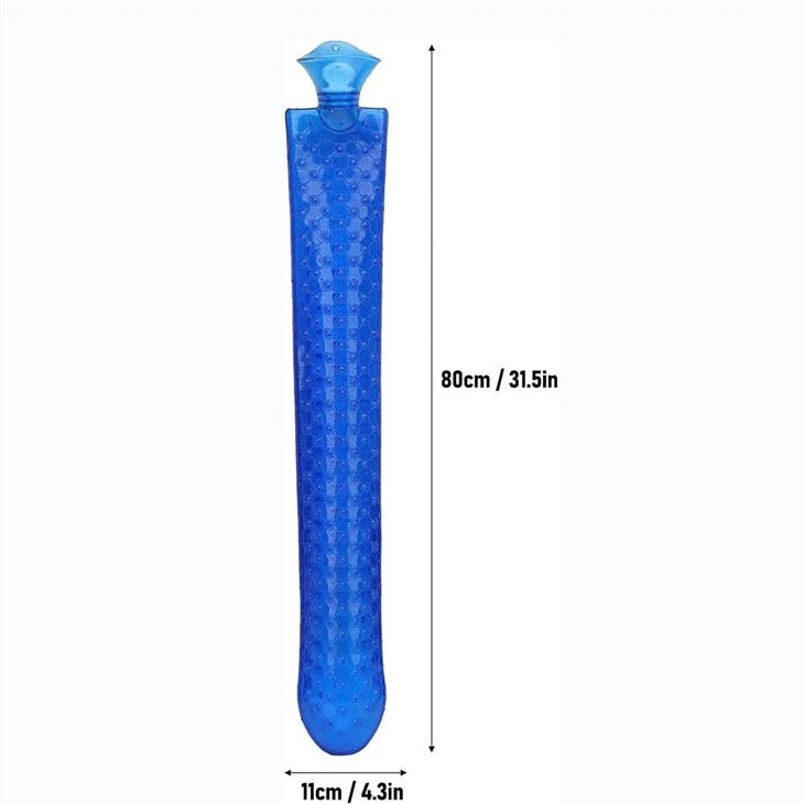 PVC Body Warming Long Hot Water Bottle high quality